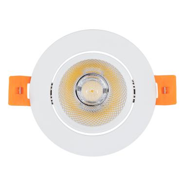 Downlight COB Rond Richtbaar LED 7W wit Zaag maat Ø 70 mm No Flicker