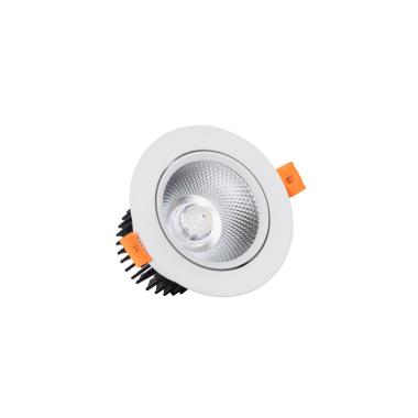 Downlight LED 12W Dimbaar COB Richtbaar Rond (UGR19) Wit Zaag maat Ø 90 mm