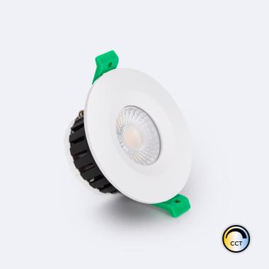 Downlight LED Vlamvertragend  Rond  4CCT ( Warm -Neutraal) Regelbaar  IP65 Wit  Zaagmaat  Ø65 mm