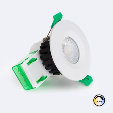 Round 5-8W Dimmable LED Downlight Ø70mm Cut Out Fire Rated IP65