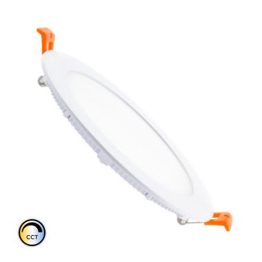 Dalle LED 12W Ronde SwitchCCT Coupe Ø 155mm Compatible avec Télécommande RF V2