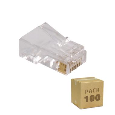 Pack 100 Stück RJ45 Stecker UTP