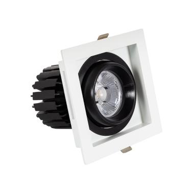 Square 12W 360º Adjustable COB Expert Colour No Flicker CRI90 LED Spotlight 100x100mm Cut-Out