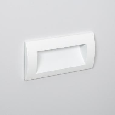 Wandlamp Outdoor LED 4W Inbouw Rechthoekig Wit  Elin