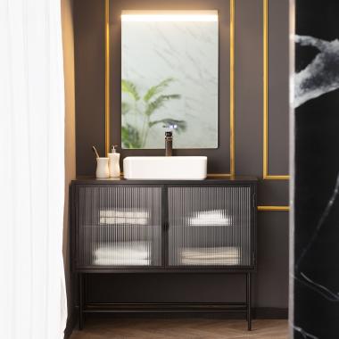 Specchio da Bagno con Luce LED e Antiappannamento 85x60 cm Jannada