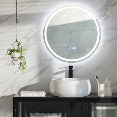 Stiniva Anti-fog Tactile LED Decorative Mirror Ø60cm