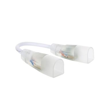 Câble Connecteur Gaine Néon LED Flexible Dimmable 7.5W/m 220V AC 100 LED/m Semi-circulaire 180° Monochrome IP67