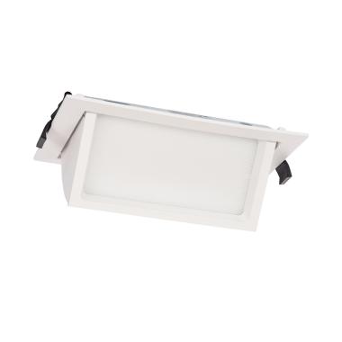 Rectangular Adjustable 38W LED Downlight 210x125mm Cut Out OSRAM 120lm/W