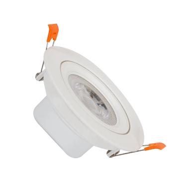 Stropní Podhledové Downlight LED Svítidlo 12W Solid COB Kruhové Nastavitelné Výřez Ø 95 mm v Bílé