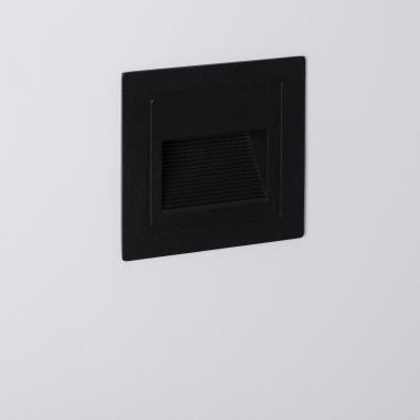 Wabi 3W Black Square Aluminium Outdoor Step Light