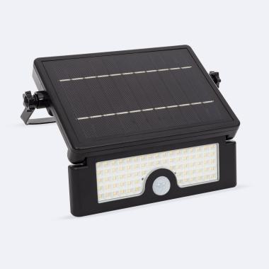 Projecteur LED Solaire 6W IP54 avec Détecteur de Mouvement PIR et Crépusculaire