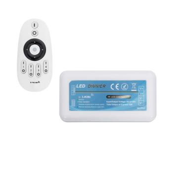 12/24V DC Monochrome Dimmer Controller with 4 Zones RF Remote