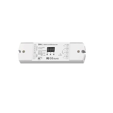 Dekoder DMX512 i RDM 12-24 V DC CCT/RGB/RGBW 4 Kanały