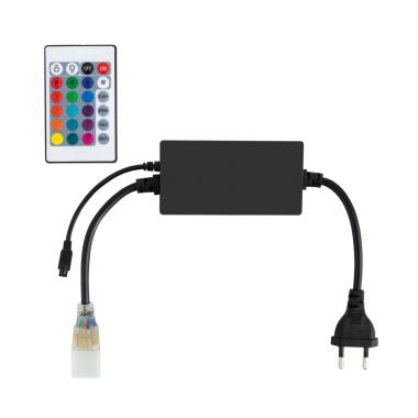 Driver do Taśm LED RGB 220V UltraPower, Pilot IR 24 Przyciski