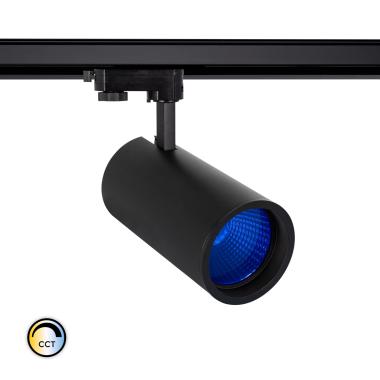 Lištový LED Reflektor Třífázový 40W CCT New d'Angelo PHILIPS Xitanium Speciální pro Prodejnu s Potravinami Černý