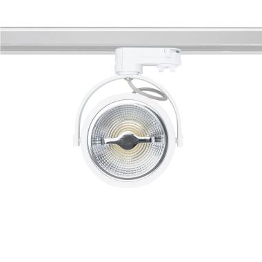 3-Circuit Track LED Spotlight 15W CREE AR111 Dimmable White