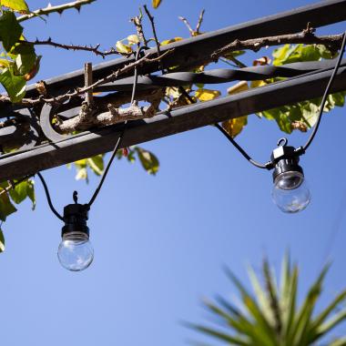 LED-Girlande aus Glühbirnen Aussen Solar Kepler 7m