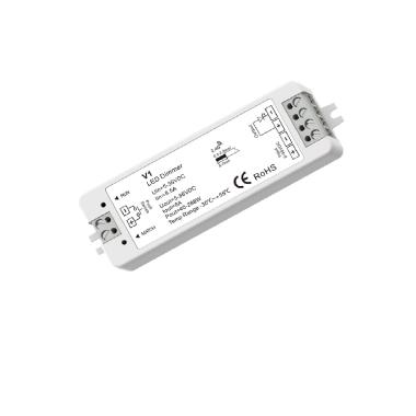 LED Strip Dimmer Controller Monocolor 5/12/24/36V DC compatibel met RF en drukknop controller