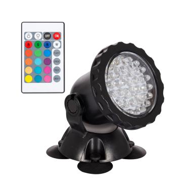 Faretto Acquario LED 3,5W Sommergibile IP67 con Telecomando