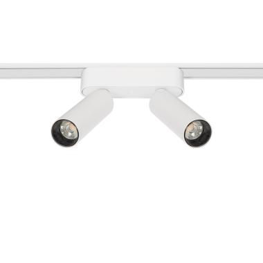 Spot LED sur Rail Magnétique 25mm Extra-Plat 14W Double 48V Blanc