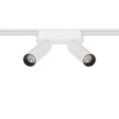 LED-Strahler Doppelt für Magnetschiene 25mm SuperSlim 14W 48V Weiss