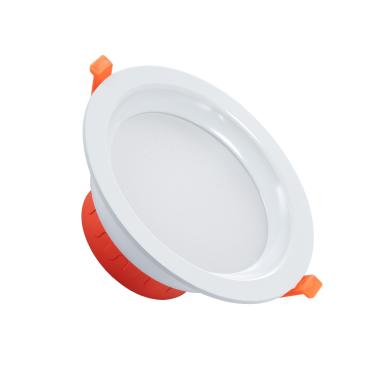 Podhledové Downlight LED Svítidlo 12W IP44 Flicker Free Výřez Ø 125 mm Lux