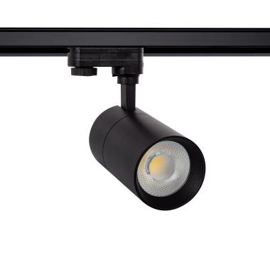 spotlight Mallet Zwart LED 20W Dimbaar voor Driefasige Rail