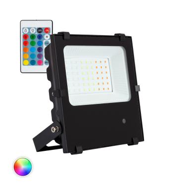 LED- Fluter 30W 135 lm/W IP65 HE PRO RGB Dimmbar