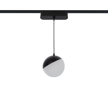 Magnetic LED Spotlight 25mm SuperSlim Pendant 10W Black Ø100 mm