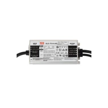 75W 27-56V Output 100-240V 1300-2100mA IP67 MEAN WELL Driver XLG-75-H-AB