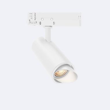 20W Fasano Dimmable Cylinder LED Spotlight for 3-Circuit Track in White