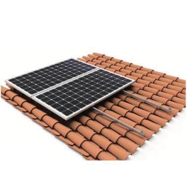 Coplanaire Structuur voor Zonnepanelen met Dakpan montage op dakpannen