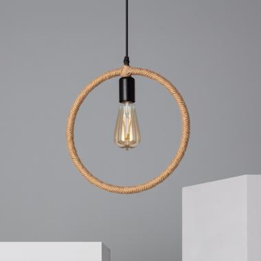 Maumbo Rope & Metal Pendant Lamp