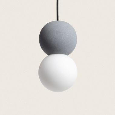 Delya Cement or Plaster Pendant Lamp