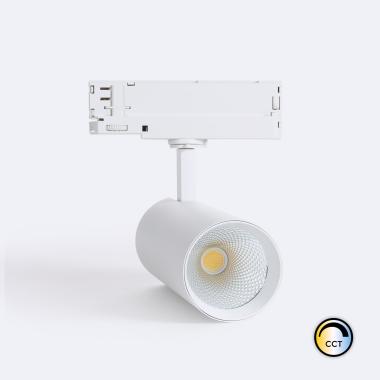 Lištový LED Reflektor Třífázový 30W Carlo CCT Flicker-Free Bílý