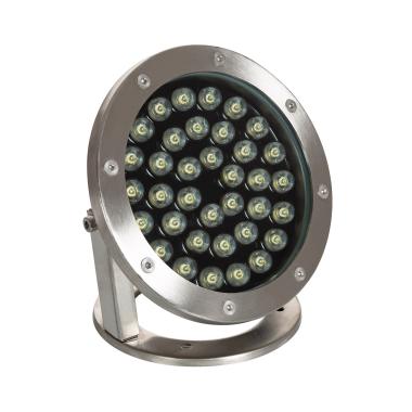 Spot LED Fixation au Sol 12V 36W Submersible IP68