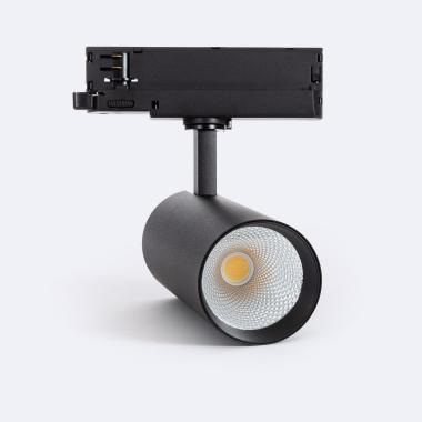 Spot LED sur Rail Triphasé 30W Carlo Noir