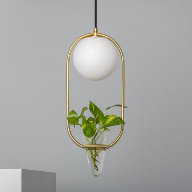 Hanglamp Metaal en Glas Moonlight Puncak