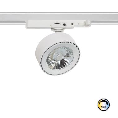 Spot LED sur Rail Triphasé 20W Onuba CCT Blanc