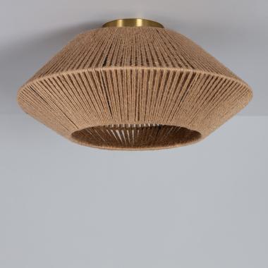 Big Moksha Natural Rope Ceiling Lamp