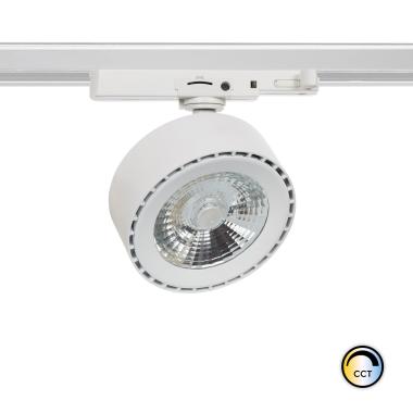 Spot LED sur Rail Triphasé 30W Onuba CCT Blanc