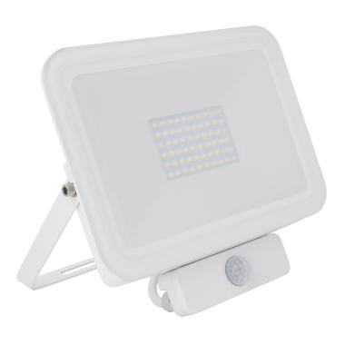 Slim 50W LED Floodlight 120lm/W IP65 with PIR Motion Sensor