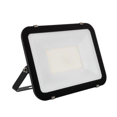 LED- Fluter 100W 120lm/W IP65 Slim Glas Schwarz