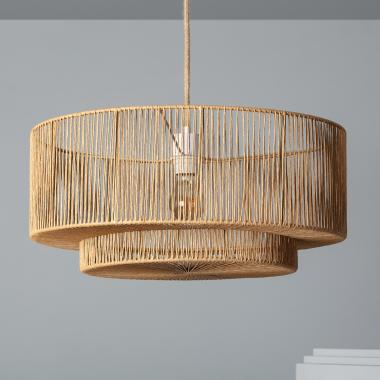 Dicenta Braided Paper Pendant Lamp