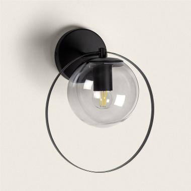 Jubail Metal & Glass Outdoor Wall Lamp