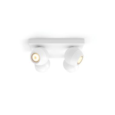 Deckenleuchte White Ambiance 4 Strahler GU10 PHILIPS Hue Buckram