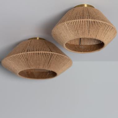 Moksha Natural Rope Ceiling Lamp