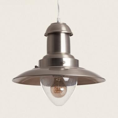 Fisherman Satin Nickel Pendant Lamp