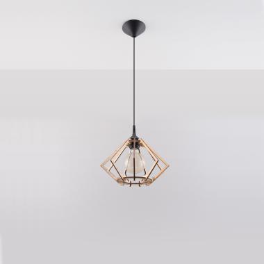 Pompelmo Wooden Pendant Lamp SOLLUX