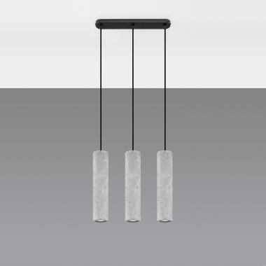 Hanglamp Luvo 3L Beton  SOLLUX